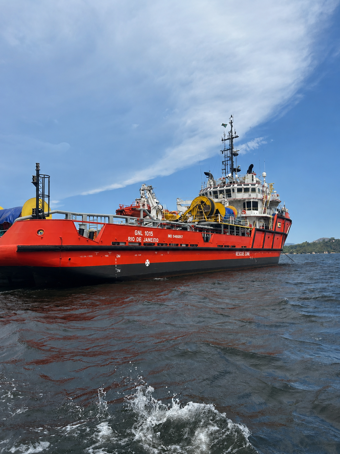 Embarcação da Galáxia  em navegação